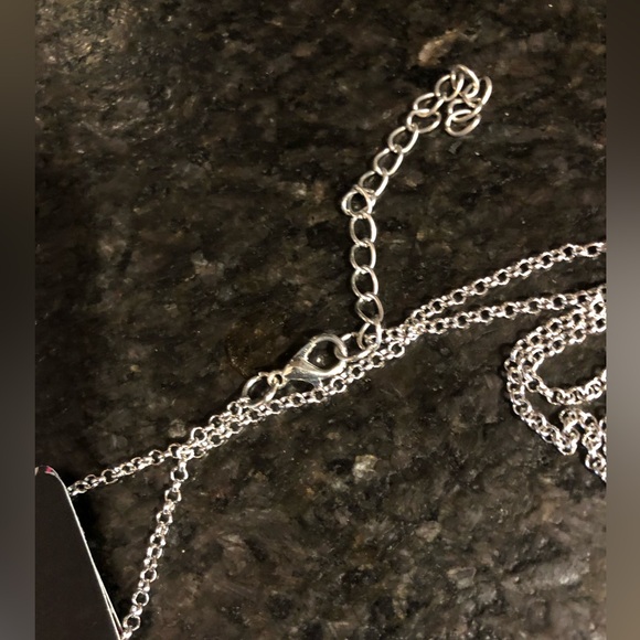 Mystical Ruby & Rhinestone Crystal Pendant Necklace & Earrings Set - Picture 6 of 6